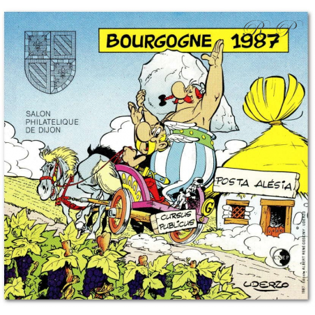 BLOC CNEP NON DENTELÉ N°8a "BOURGOGNE 1987"