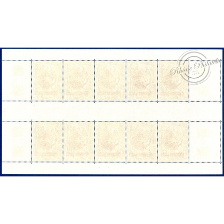 TAAF PA N°_22 STATION FEUILLE DE 10 TIMBRES ILE AMSTERDAM