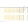 TAAF PA N°_22 STATION FEUILLE DE 10 TIMBRES ILE AMSTERDAM
