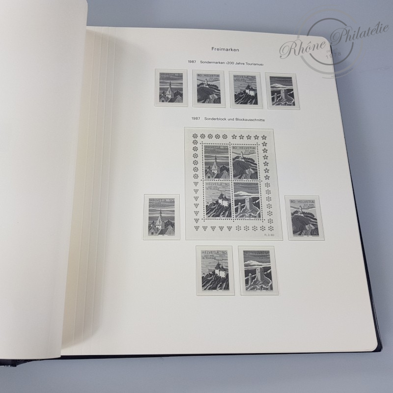 ALBUM MULLER 1980-2000 pour timbres de SUISSE