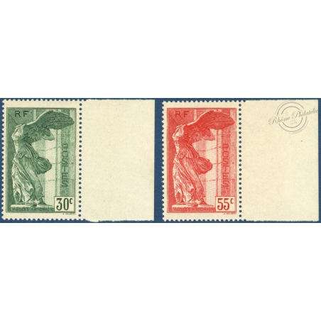 N°354-355 VICTOIRE DE SAMOTHRACE, TIMBRES NEUFS ** 1937