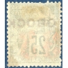 OBOCK N°29 TIMBRE POSTE TYPE ALPHEE DUBOIS NEUF*, 1892
