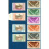 OCEANIE N°140 A 149 SERIE COMPLETE FRANCE LIBRE, TIMBRES NEUFS*