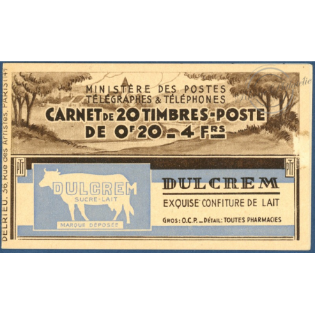 CARNET ANCIEN N°190-C1 TYPE SEMEUSE TIMBRES NEUFS**