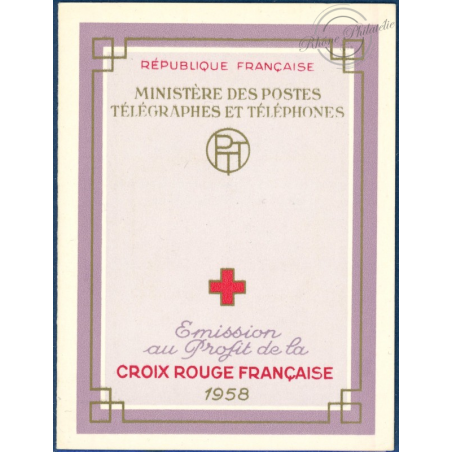 CARNET CROIX-ROUGE N°2007, TIMBRES NEUFS**, 1958