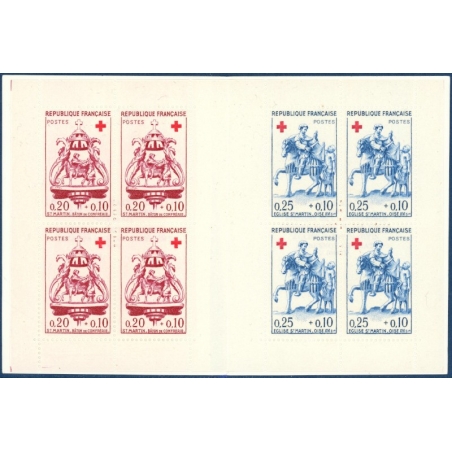 CARNET CROIX-ROUGE N°2009, TIMBRES POSTE NEUFS**, 1960, LUXE