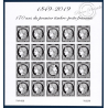 FEUILLET F5305 , 170 ANS DU PREMIER TIMBRE FRANCAIS, CERES NON DENTELÉS 0.88€ 2019