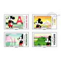 CARNET FRANCE  BC 1582 "MICKEY ET LA FRANCE" TIMBRES POUR AFFRANCHIR 12 lettres 20g