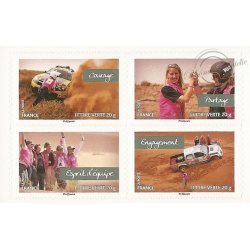 CARNET FRANCE BC801 DE TIMBRES POUR AFFRANCHIR 12 LETTRES 20g VALEURS DE FEMMES