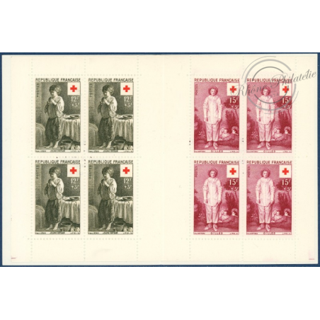 CARNET CROIX-ROUGE N°2005, 1956, TIMBRES NEUFS**