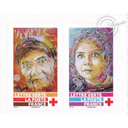 CARNET FRANCE BC1719 DE TIMBRES POUR AFFRANCHIR 10 lettres 20G "CROIX-ROUGE"