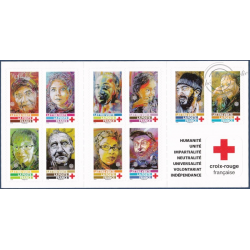 CARNET FRANCE BC1719 DE TIMBRES POUR AFFRANCHIR 10 lettres 20G "CROIX-ROUGE"