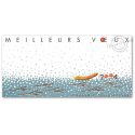 FRANCE BLOC SOUVENIR N°1 MEILLEURS VOEUX ROUGE GORGE 2003 TIMBRES NEUFS**
