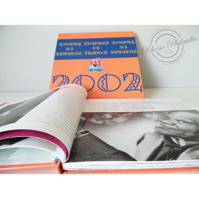 LE LIVRE DES TIMBRES FRANCE ANNÉE 2002 AVEC BOITIER - COMPLET - TIMBRES NEUFS**