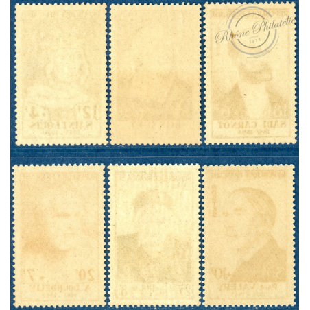 FRANCE N°989-994, TIMBRES NEUFS** -- 1954