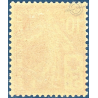 FRANCE N° 147, SEMEUSE CROIX ROUGE FOND PLEIN TIMBRE NEUF*, 1914