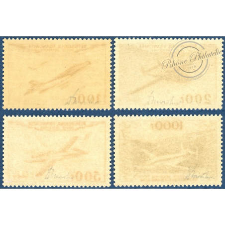 FRANCE PA N°30 A 33 PROTOTYPES, SÉRIE TIMBRES NEUFS** --1954
