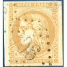 FRANCE N° 43Ba TYPE CÉRÈS, TIMBRE OBLITÉRÉ, SIGNÉ ROUMET, 1871