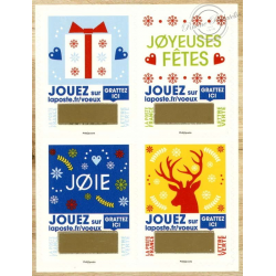 CARNET BC 1641 "ENVOYER PLUS QUE DES VOEUX" POUR AFFRANCHIR 12 lettres 20g