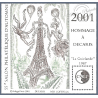 BLOC CNEP N°34 "2001 HOMMAGE A DESCARIS" SALON PHILATELIQUE AUTOMNE PARIS