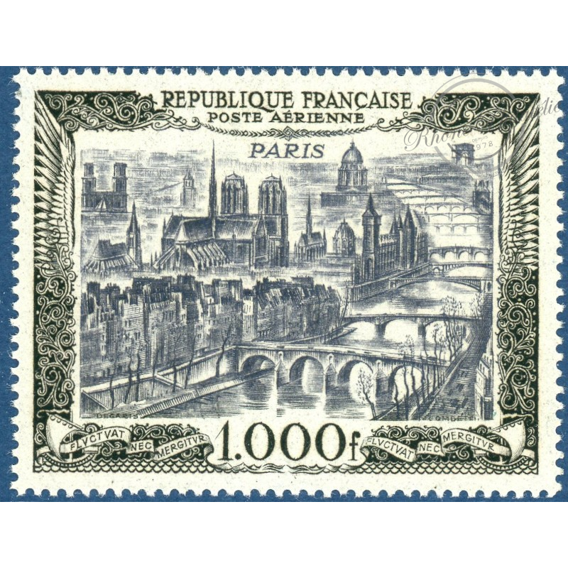 FRANCE PA N°29 VUE DE PARIS, TIMBRE NEUF**, 1950