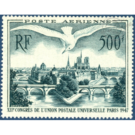 FRANCE PA N°20, VUE DE PARIS, TIMBRE NEUF**, 1947