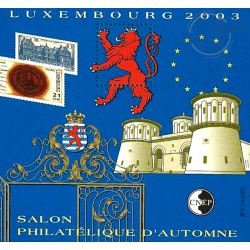 BLOC CNEP N°39 "LUXEMBOURG 2003" FRANCE NEUF** SALON PHILATELIQUE D'AUTOMNE