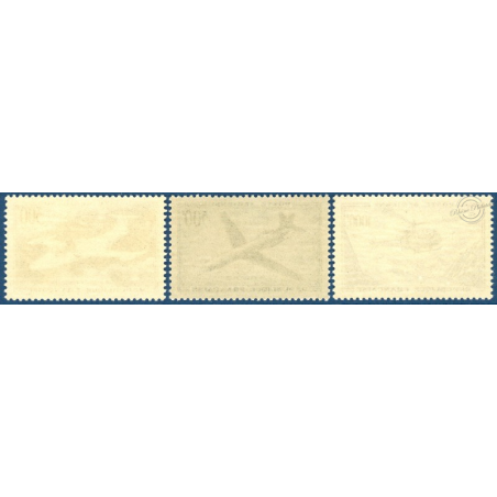 PA N°35-37 PROTOTYPES, TIMBRES NEUFS** 1957, LUXE