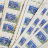 LOT DE 26 CARNETS AUTOADHESIFS N°BC3672 BONNES VACANCES, FACIALE 130€