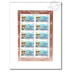 PA N°_73 HYDRAVION 2010 LUXE COLLECTOR feuille de 10 timbres