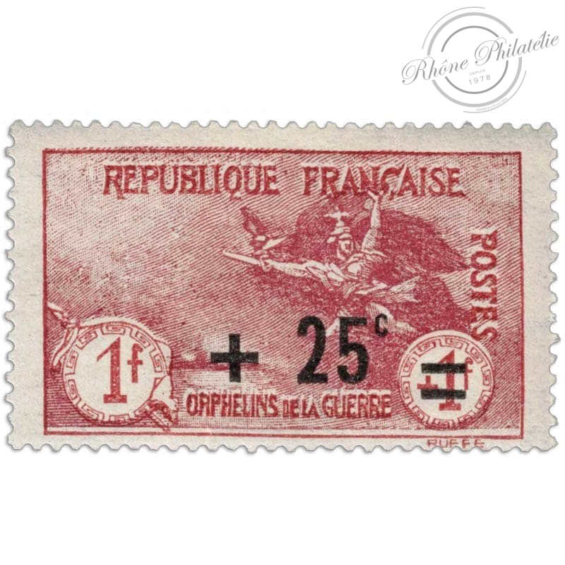 FRANCE N° 162 A 169 SÉRIE SURCHARGÉE ORPHELINS DE GUERRE ,TIMBRES NEUFS**1922