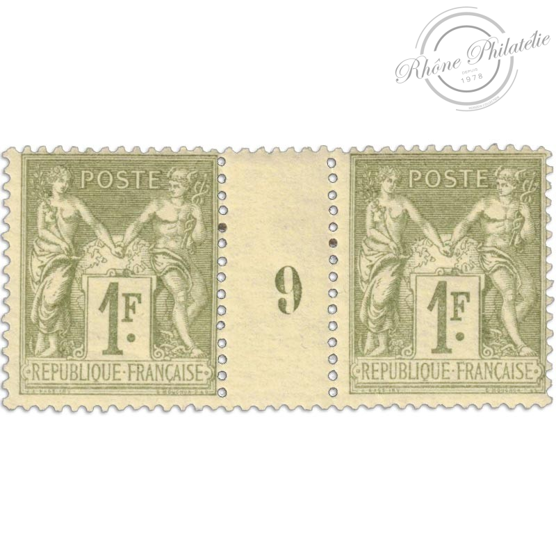 FRANCE N° 82 MILLESIME, TYPE SAGE II, TIMBRES NEUFS*1900