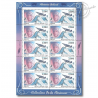 POSTE AÉRIENNE N°68 ADRIENNE BOLLAND ANNÉE 2005 FEUILLE DE 10 TIMBRES NEUFS**
