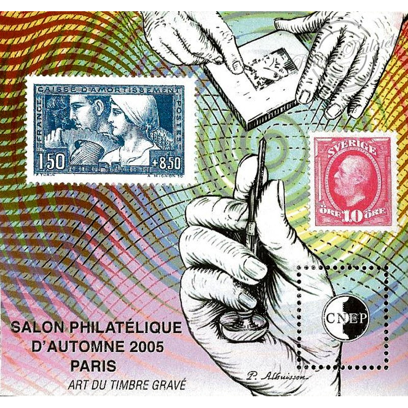 BLOC CNEP N° 44 "PARIS : ART DU TIMBRE GRAVÉ" NEUF** 2005