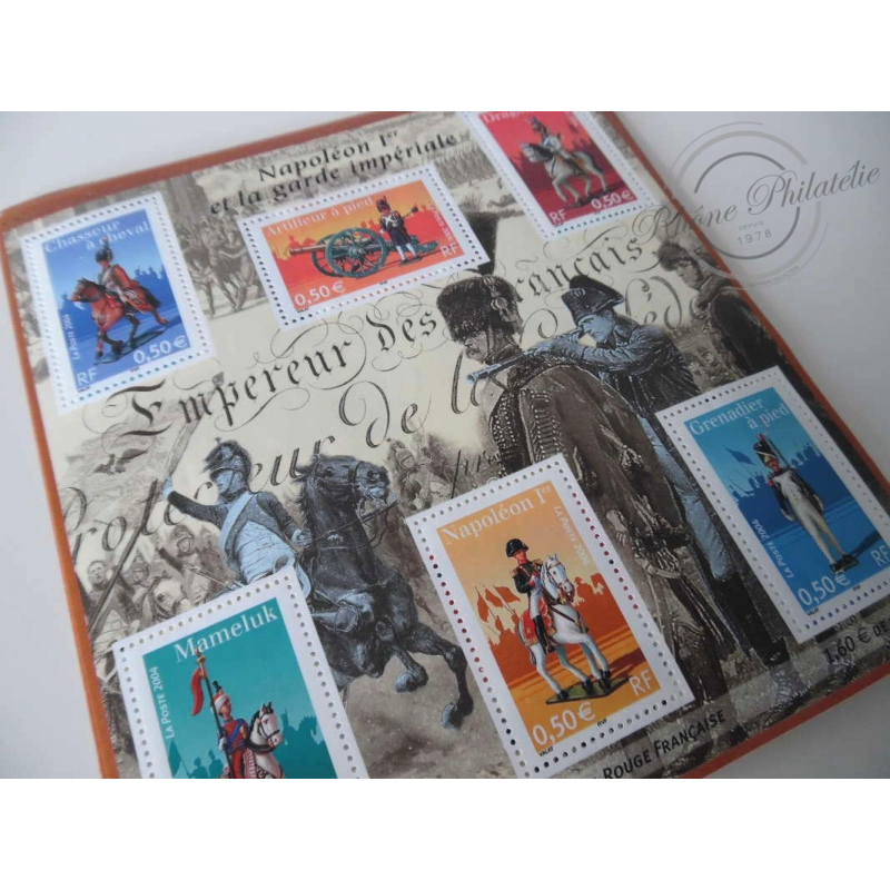 LOT DE 50 BLOCS N°72 NAPOLEON 1er EMPEREUR DES FRANCAIS, FACIALE 150€