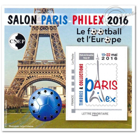 BLOC FRANCE CNEP N° 72 "SALON PARIS PHILEX 2016" AUTOADHESIF TOUR EIFFEL