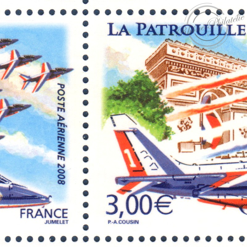 POSTE AÉRIENNE N° 71 LA PATROUILLE 2008 LUXE FEUILLE COLLECTOR 10 TIMBRES NEUFS