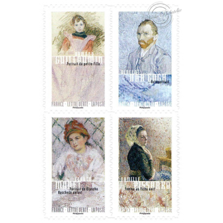 CARNET FRANCE BC1258 DE TIMBRES POUR AFFRANCHIR 12 LETTRES 20g "IMPRESSIONNISTE"