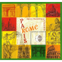 BLOC CNEP N°37 "PARIS-ROME 2002" FRANCE NEUF SALON PHILATELIQUE AUTOMNE A PARIS