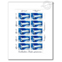 PA N°_63 AIRBUS A300-B4 LUXE feuille COLLECTOR 10 timbres f63a