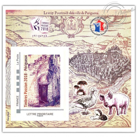 FRANCE BLOC FFAP N°15 "CARTE ANCIENNE" BLOC AUTOADHÉSIF LUXE