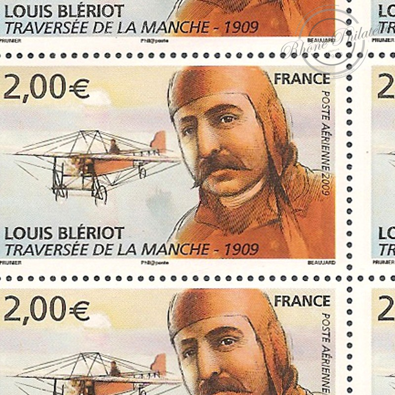 POSTE AÉRIENNE N° 72 LOUIS BLERIOT 2009 LUXE FEUILLE COLLECTOR 10 TIMBRES NEUFS