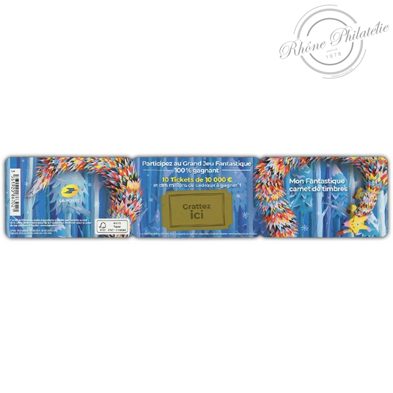 CARNET FRANCE BC1789 TIMBRES POUR AFFRANCHIR 12 LETTRES 20g "MON FANTASTIQUE"