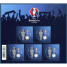 BLOC FEUILLET N°137 UEFA EURO 2016 FRANCE