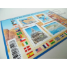 LOT DE 15 FEUILLET N°F4481 COUPE DU MONDE FIFA 2010, FACIALE 51€