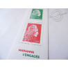 CARNET COMPOSITION VARIABLE 1525A "MARIANNE L'ENGAGÉE"