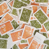 LOT DE 100 TIMBRES FRANCE NEUFS AFFRANCHISSEMENT 0.64 EUROS, SOUS FACIALE