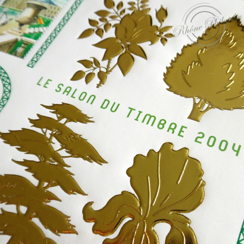 BLOC-FEUILLET N° 71 SALON DU TIMBRE 2004 JARDINS DE PARIS TIMBRES NEUFS**