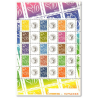 FEUILLE F3925A TIMBRES PERSONNALISÉS MARIANNE LAMOUCHE AVEC VIGNETTE CÉRÈS