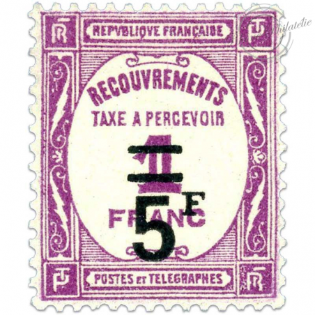 FRANCE TAXE N°65, TIMBRE NEUF**1929-31